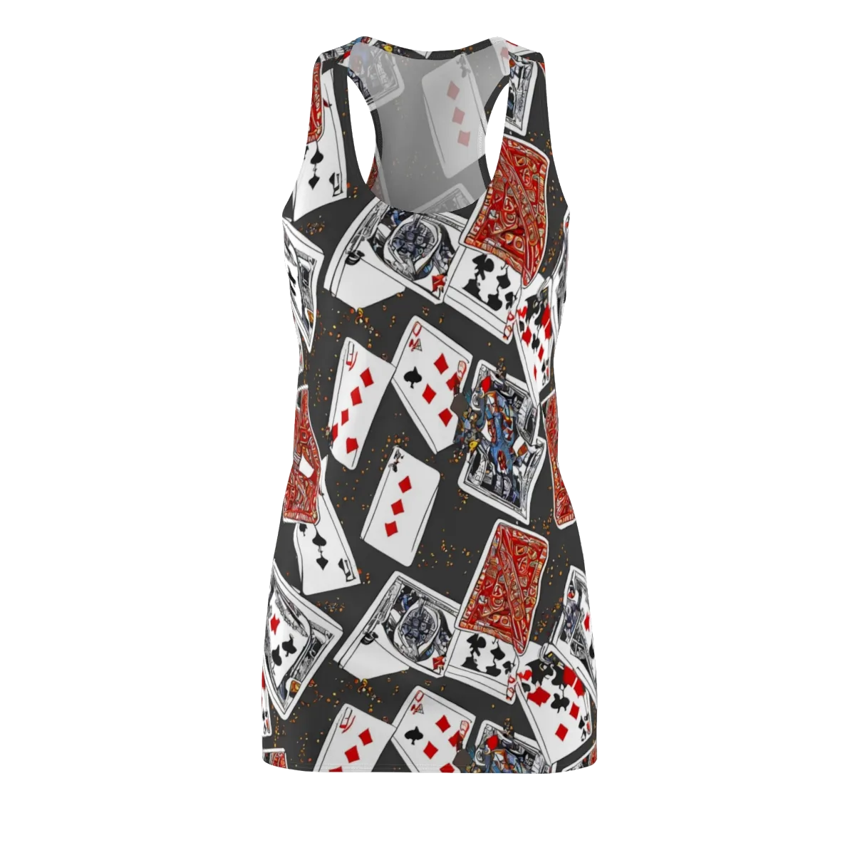 Tessellation, By Rockwell Kent on Racerback Dress — Front