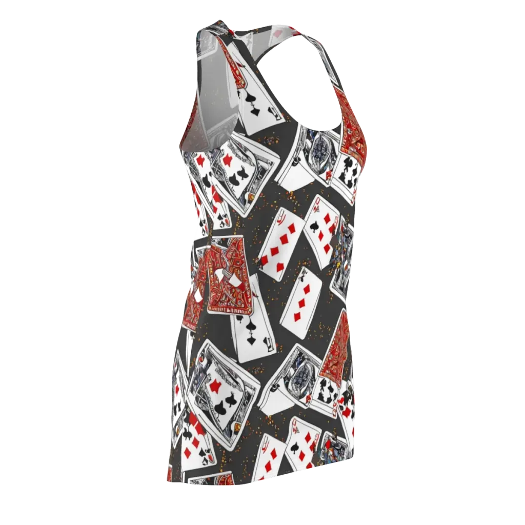 Tessellation, By Rockwell Kent on Racerback Dress — Front Side