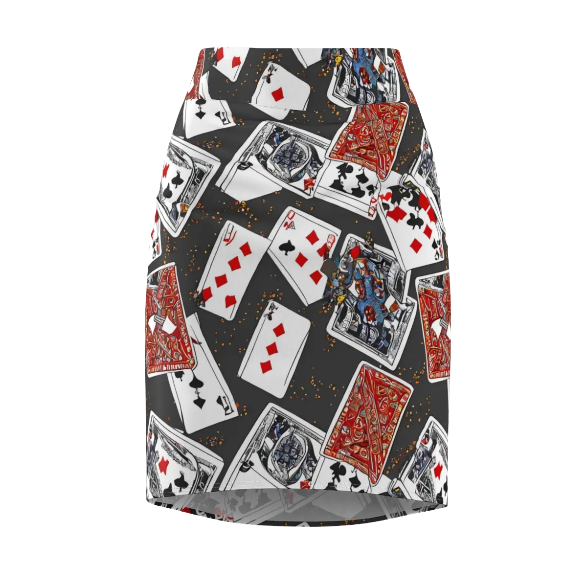 Tessellation, By Rockwell Kent on Pencil Skirt — Front