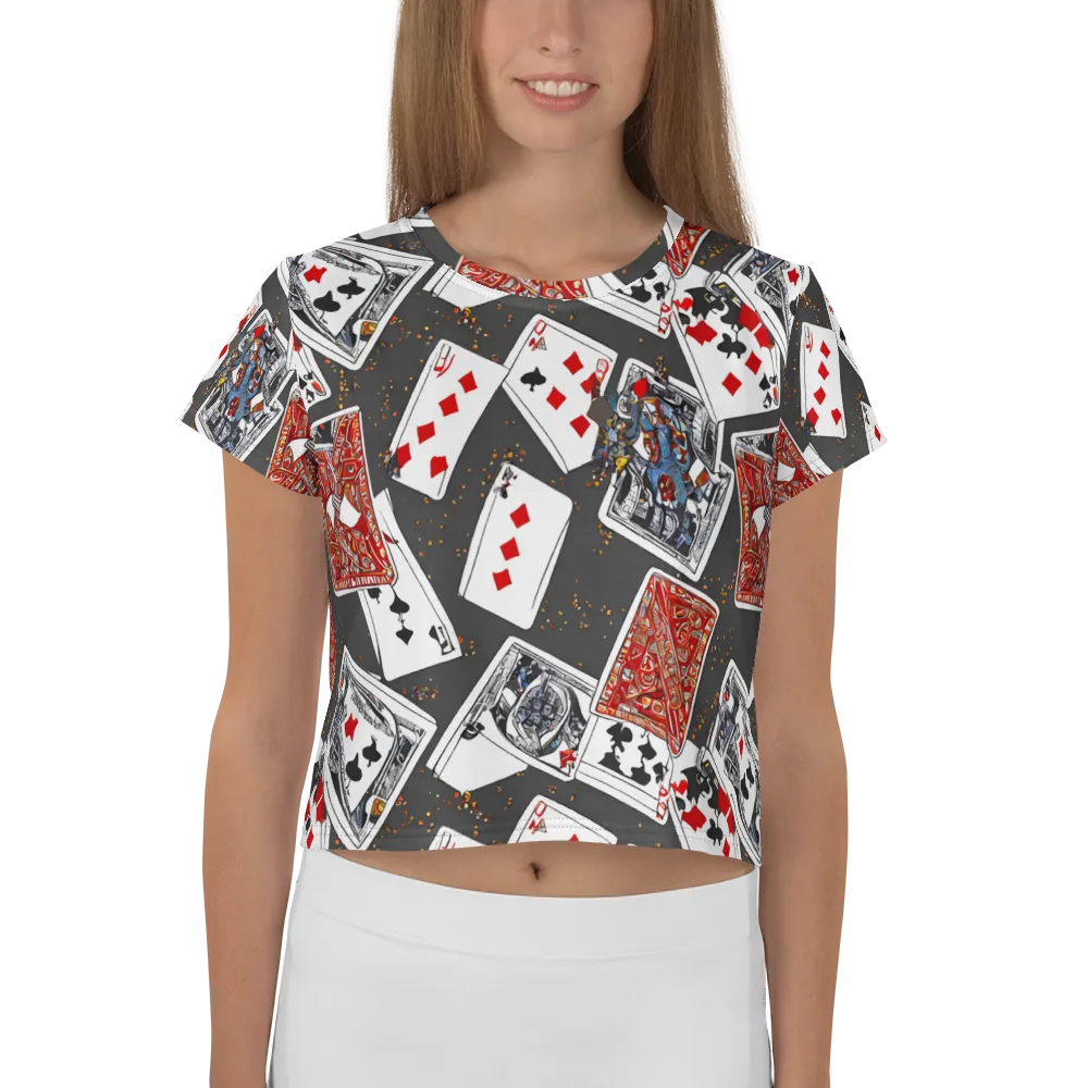 Tessellation, By Rockwell Kent on Crop Tee — Front