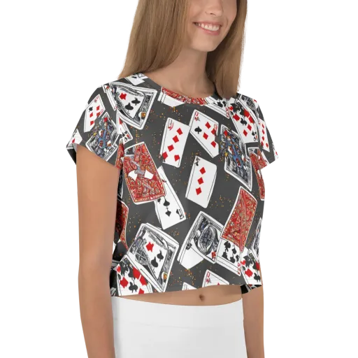 Tessellation, By Rockwell Kent on a Crop Tee