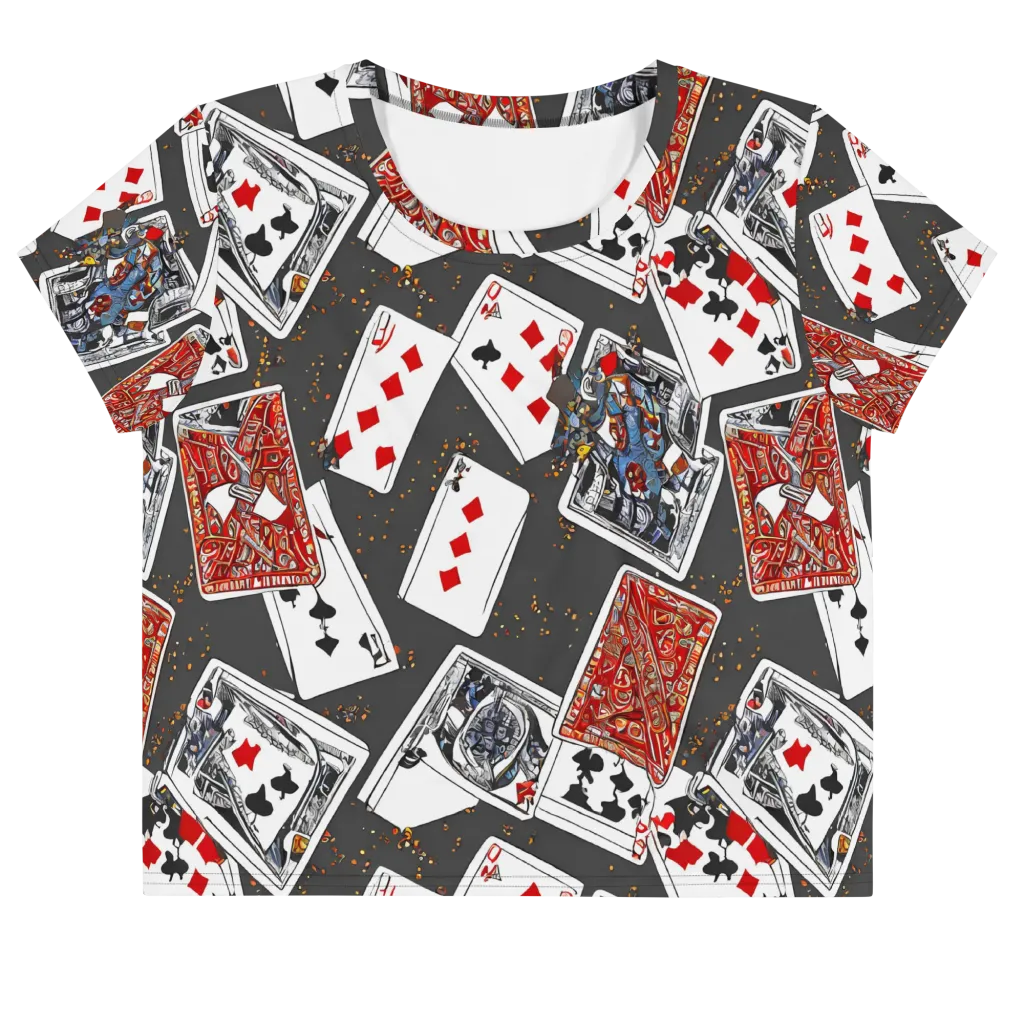 Tessellation, By Rockwell Kent on Crop Tee — Front