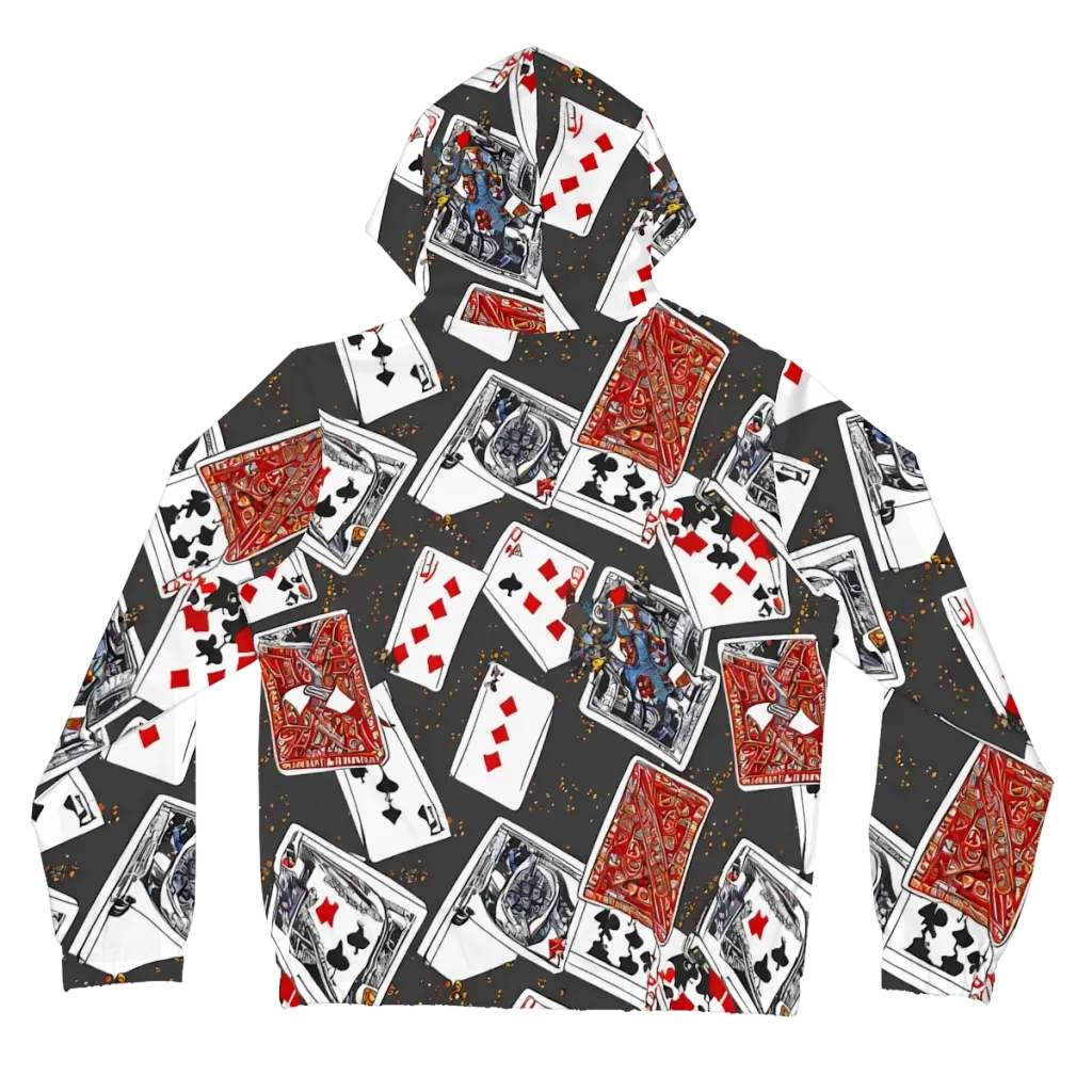 Tessellation, By Rockwell Kent on Women's Full-Zip Hoodie — Back