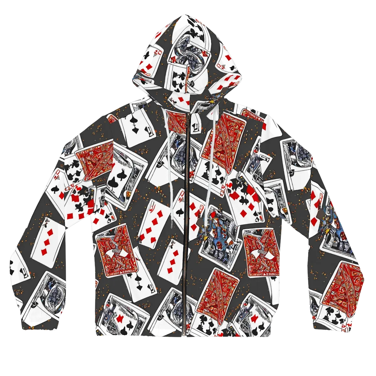 Tessellation, By Rockwell Kent on Women's Full-Zip Hoodie — Front