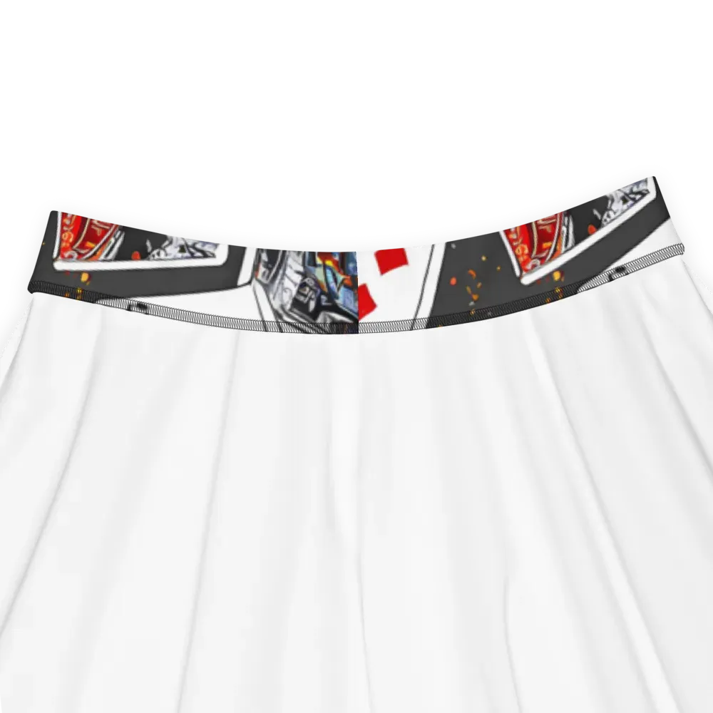 Tessellation, By Rockwell Kent on Skater Skirt — Product details