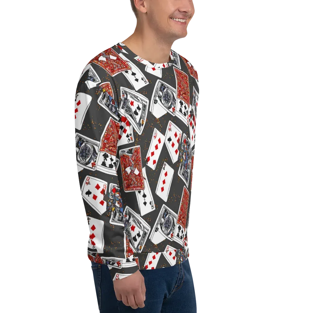 Tessellation, By Rockwell Kent on Sweatshirt — Right Front
