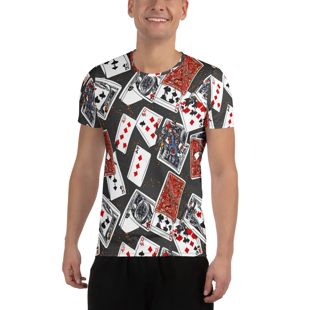 Tessellation, By Rockwell Kent on Men's Athletic T-Shirt — Front