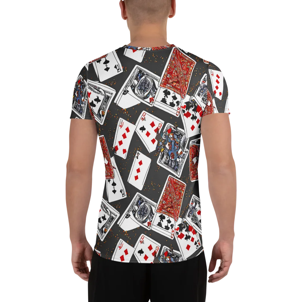 Tessellation, By Rockwell Kent on Men's Athletic T-Shirt — Back