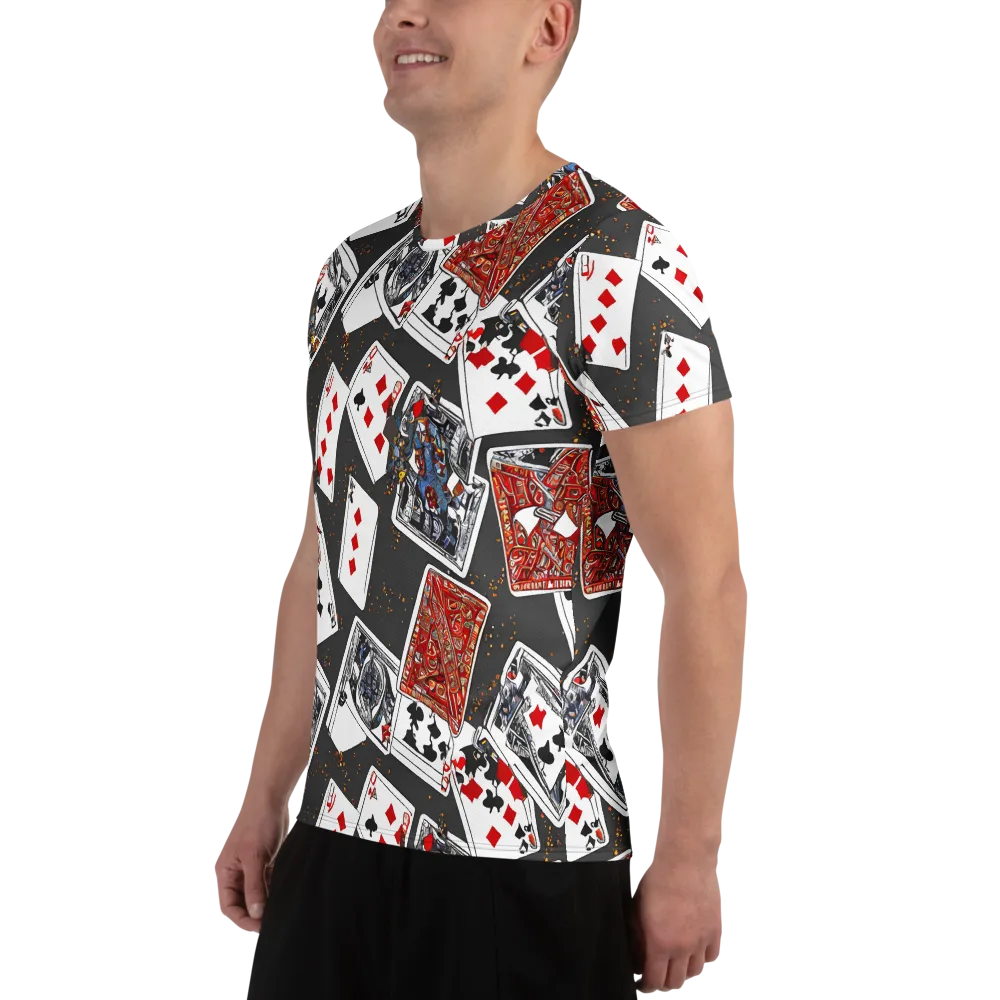 Tessellation, By Rockwell Kent on Men's Athletic T-Shirt — Left