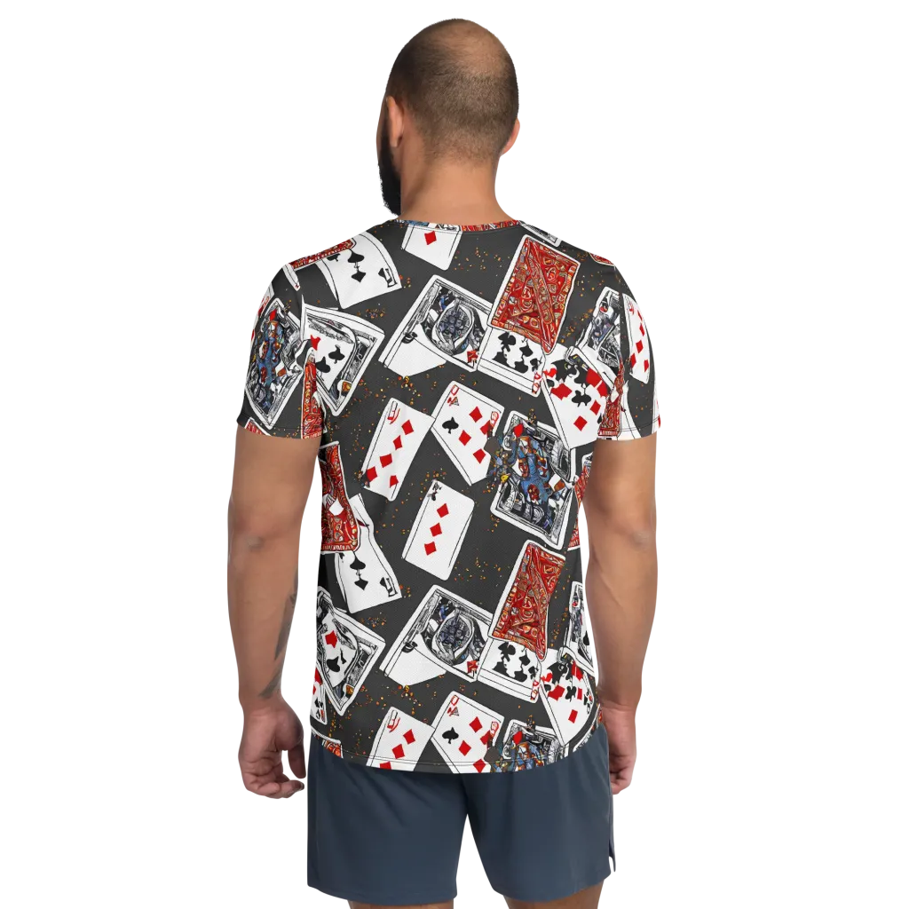 Tessellation, By Rockwell Kent on Men's Athletic T-Shirt — Back