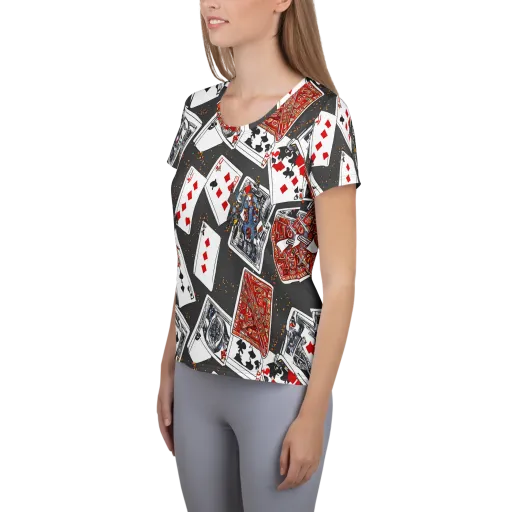 Tessellation, By Rockwell Kent on a Women's Athletic T-Shirt