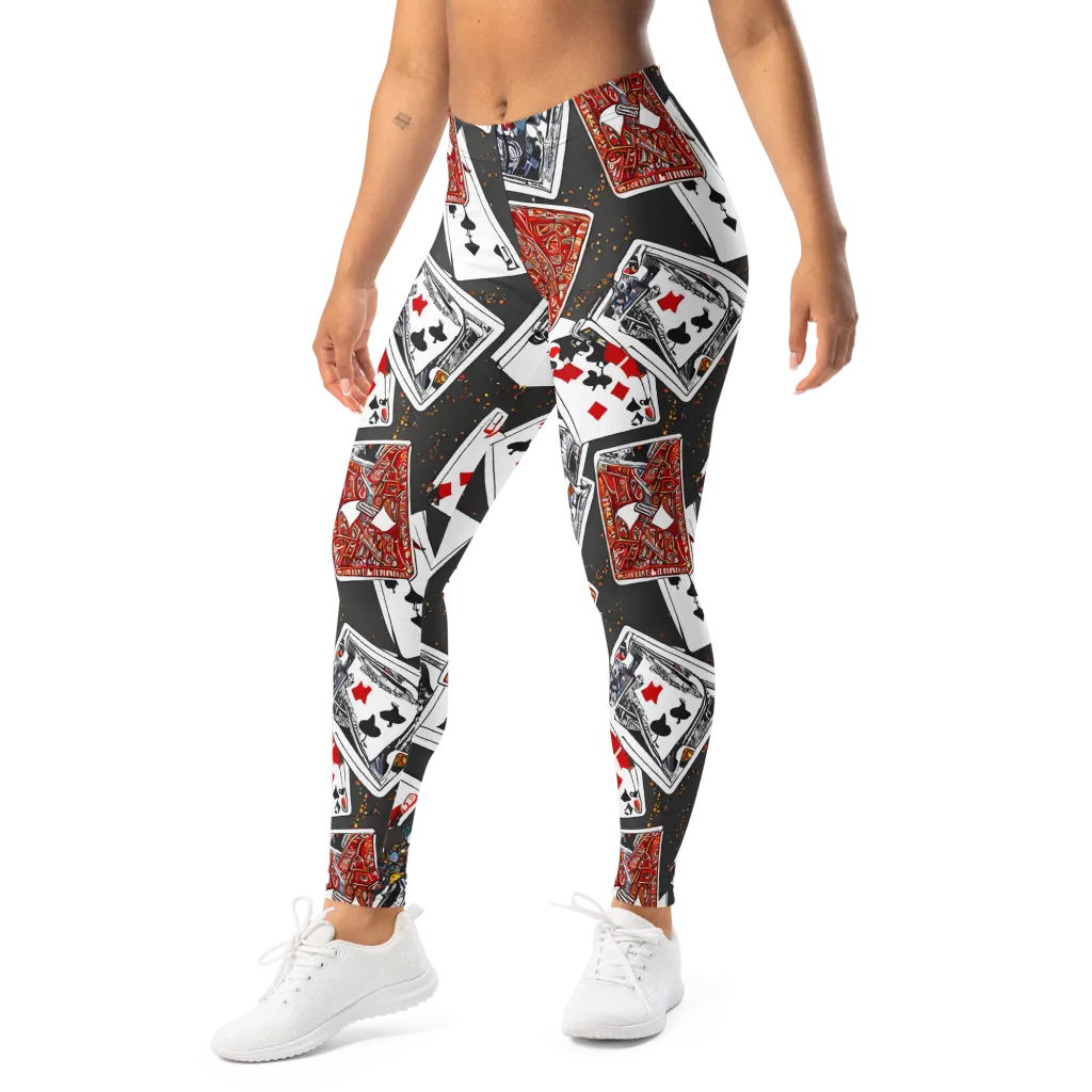 Tessellation, By Rockwell Kent on Leggings — Left Front