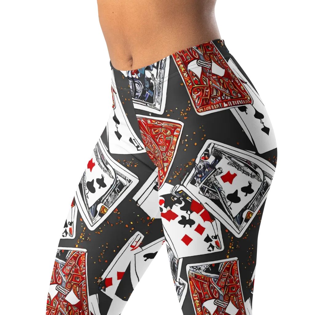 Tessellation, By Rockwell Kent on Leggings — Left Front