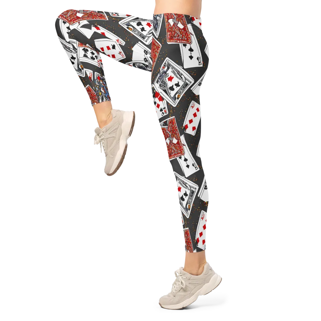Tessellation, By Rockwell Kent on Leggings — Left