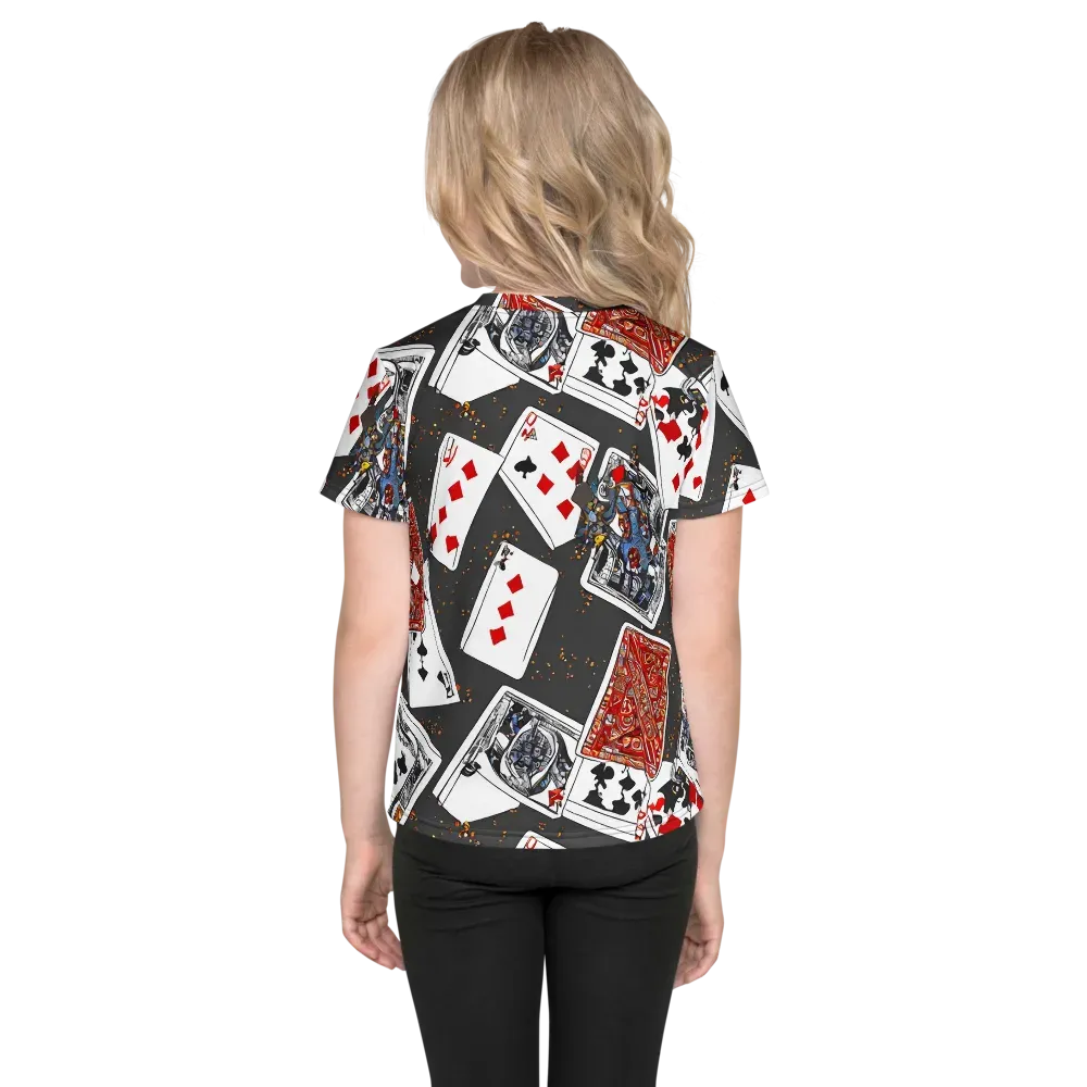 Tessellation, By Rockwell Kent on Kids Crew Neck T-Shirt — Back