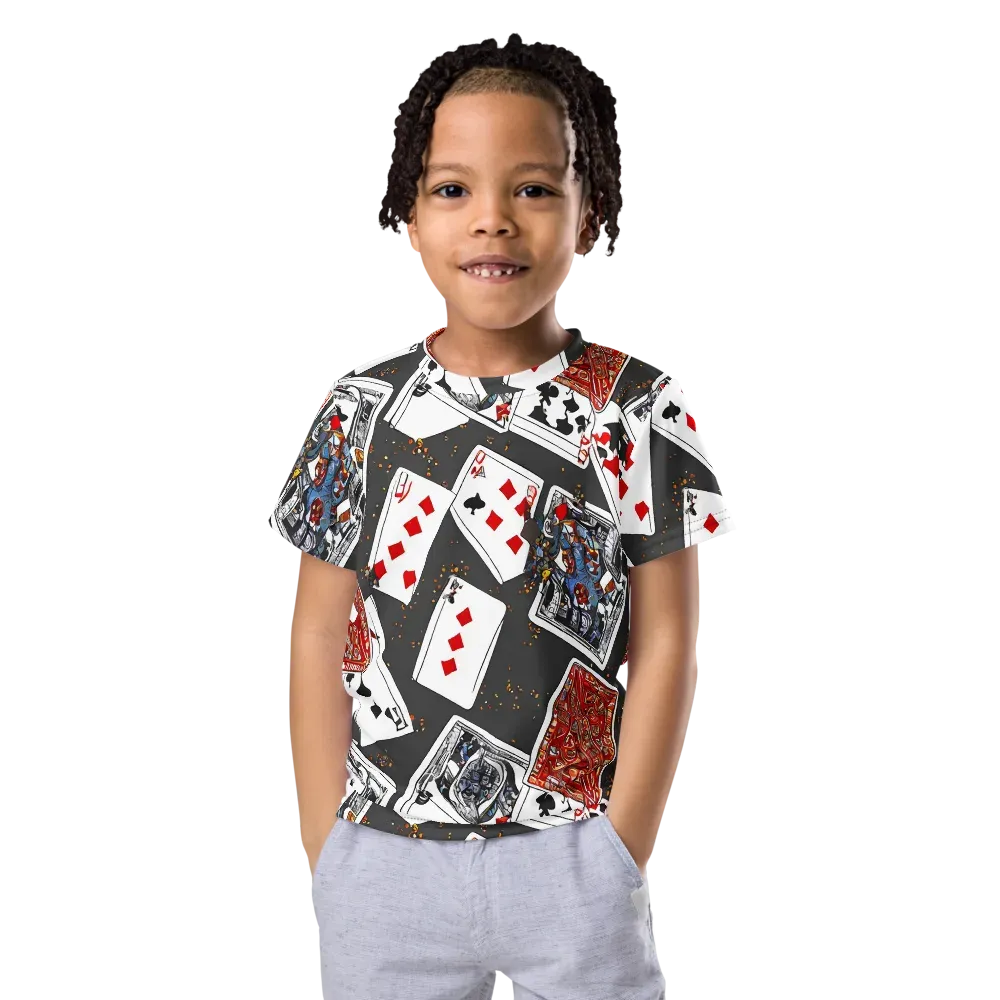Tessellation, By Rockwell Kent on Kids Crew Neck T-Shirt — Front