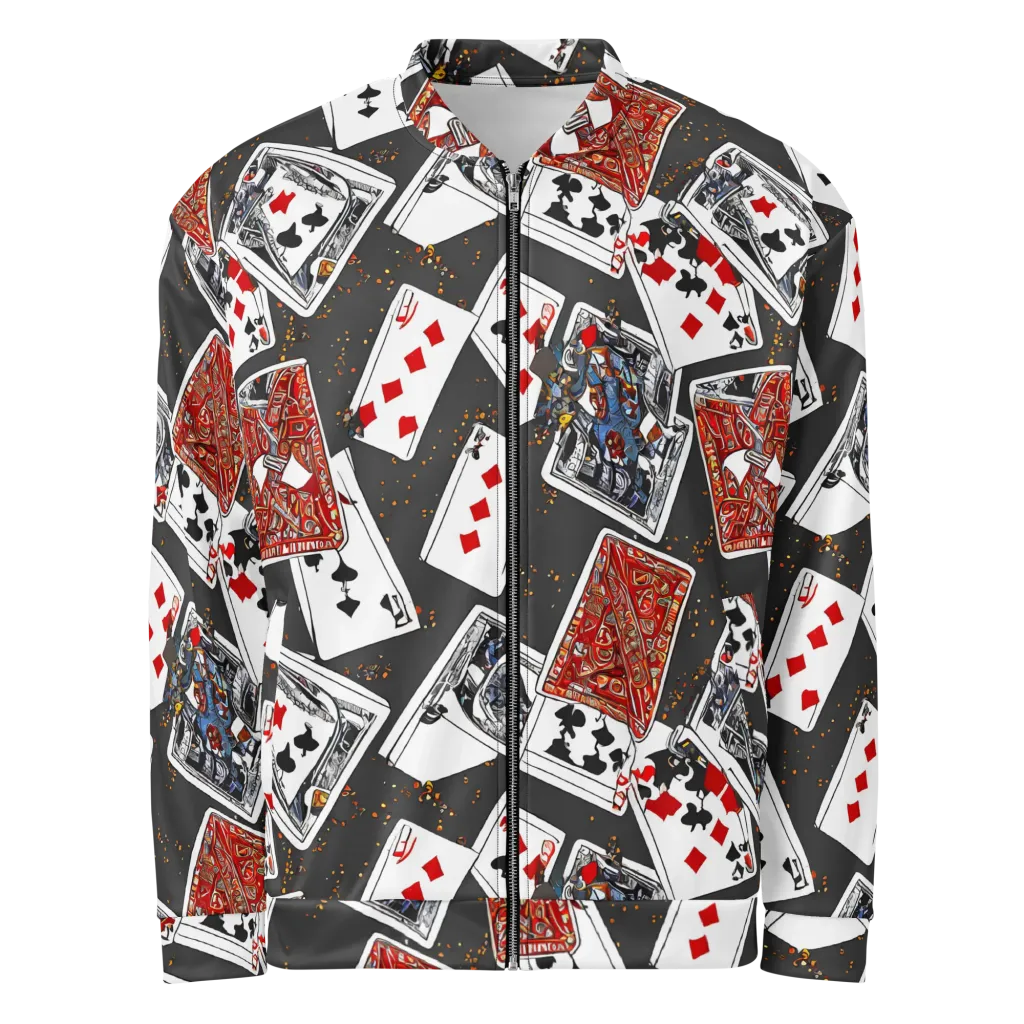 Tessellation, By Rockwell Kent on Bomber Jacket — Front