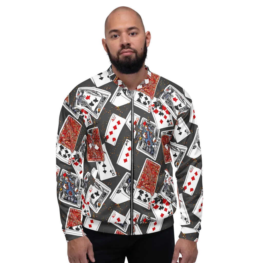 Tessellation, By Rockwell Kent on Bomber Jacket — Front