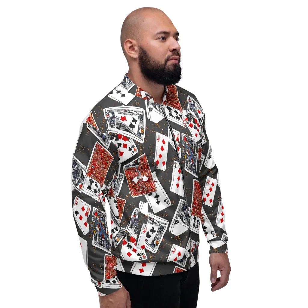 Tessellation, By Rockwell Kent on Bomber Jacket — Right
