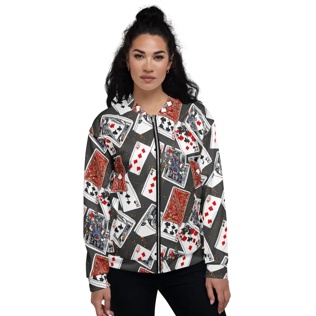 Tessellation, By Rockwell Kent on Bomber Jacket — Front