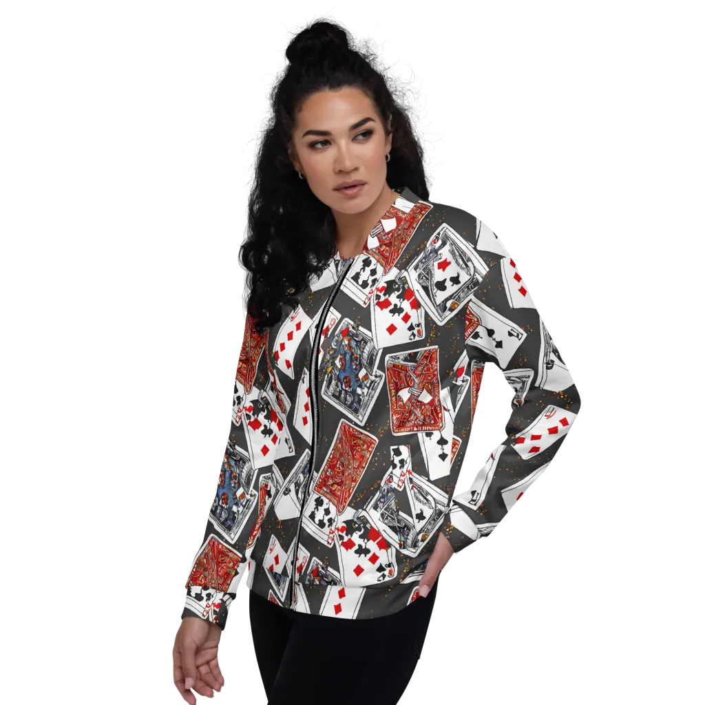 Tessellation, By Rockwell Kent on Bomber Jacket — Left