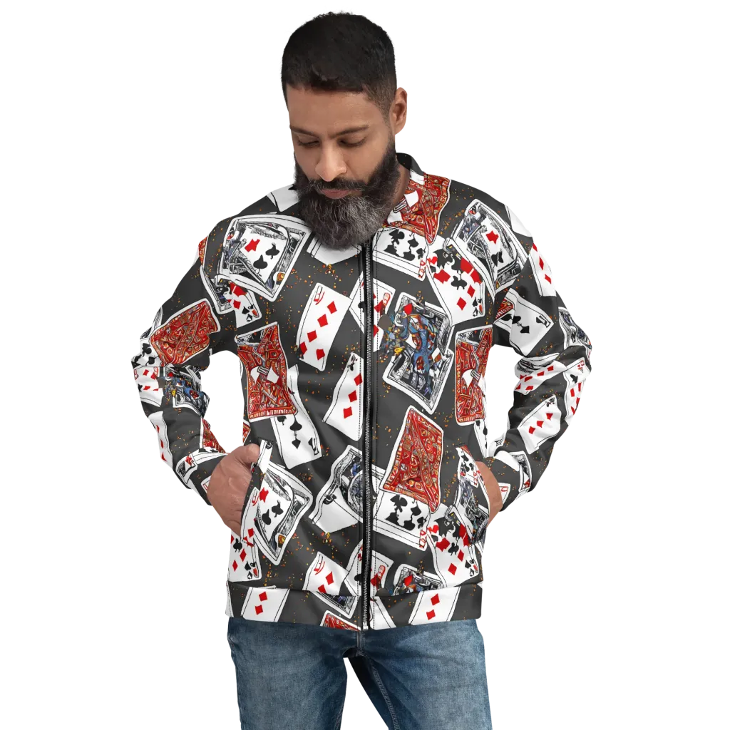 Tessellation, By Rockwell Kent on Bomber Jacket — Front