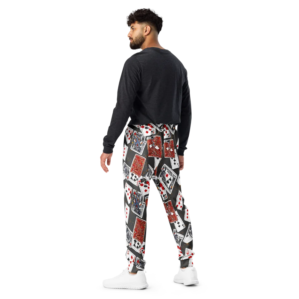 Tessellation, By Rockwell Kent on Men's Joggers — Back