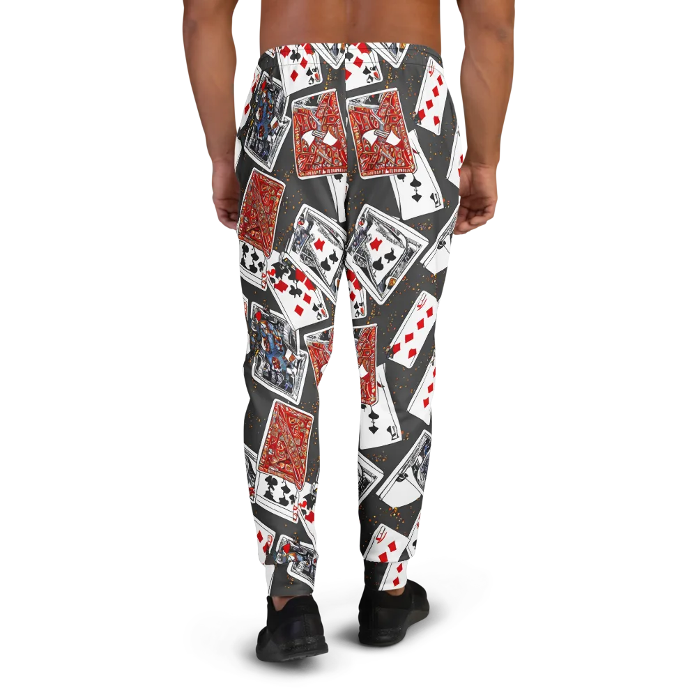 Tessellation, By Rockwell Kent on Men's Joggers — Back