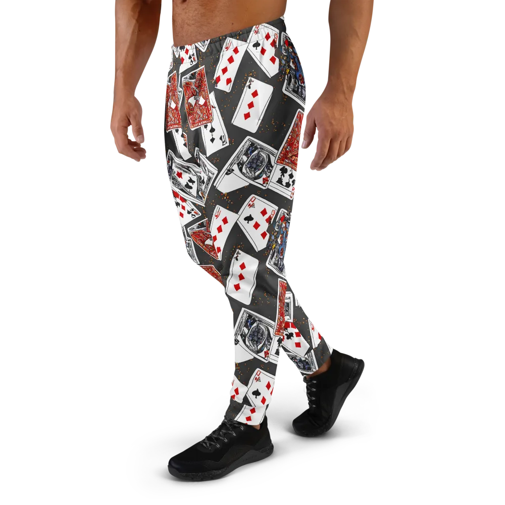 Tessellation, By Rockwell Kent on Men's Joggers — Left