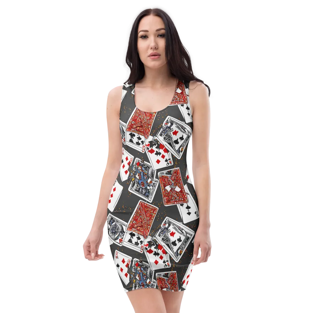 Tessellation, By Rockwell Kent on Bodycon Dress — Front