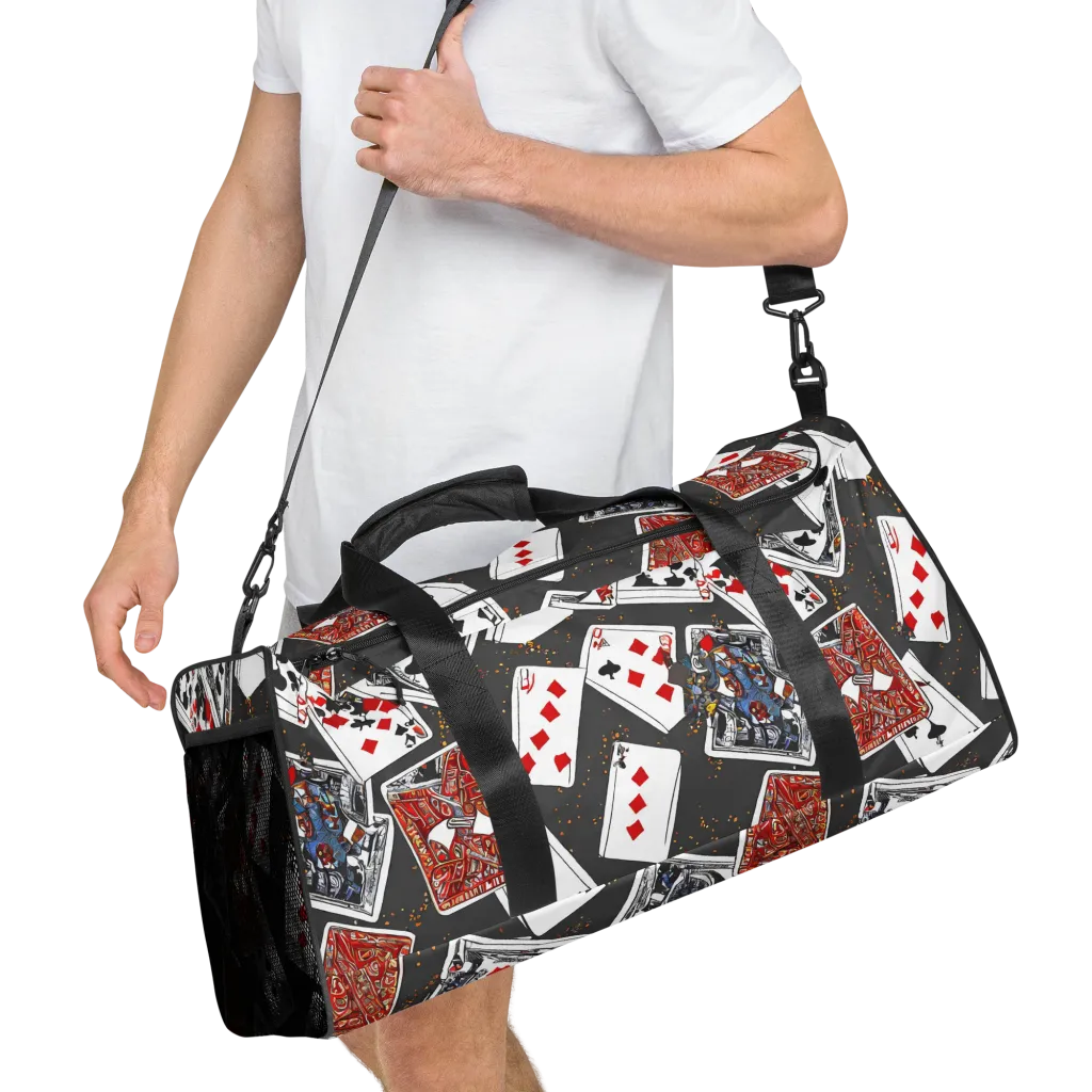 Tessellation, By Rockwell Kent on Duffle Bag — Right Front