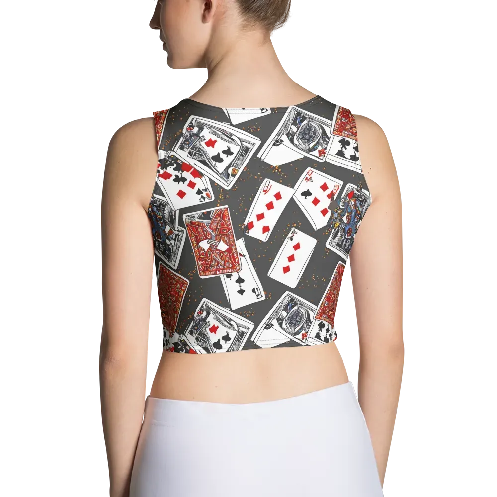Tessellation, By Rockwell Kent on Crop Top — Back