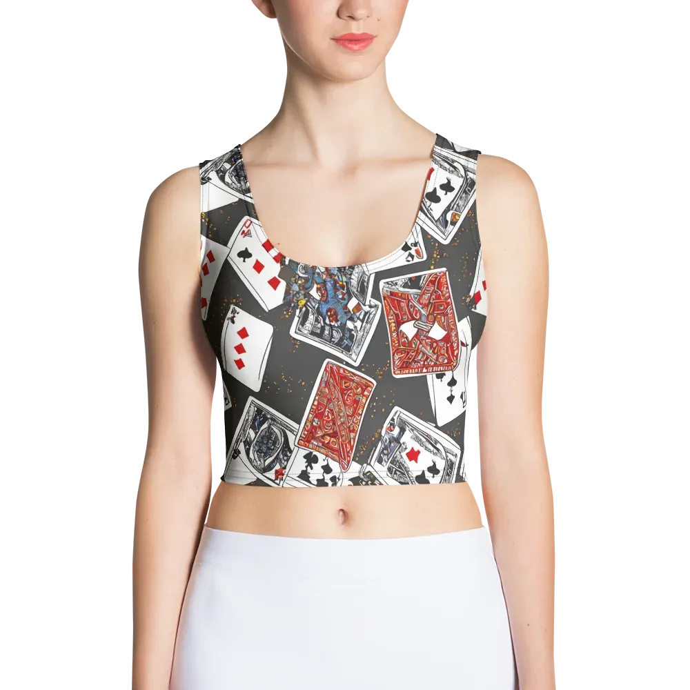 Tessellation, By Rockwell Kent on Crop Top — Front