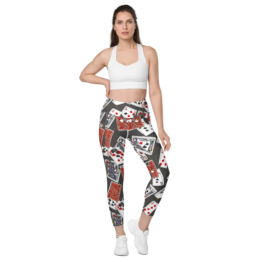 Tessellation, By Rockwell Kent on Leggings with Pockets — Front
