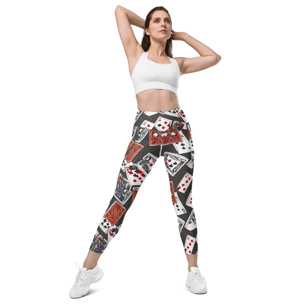Tessellation, By Rockwell Kent on Leggings with Pockets — Front