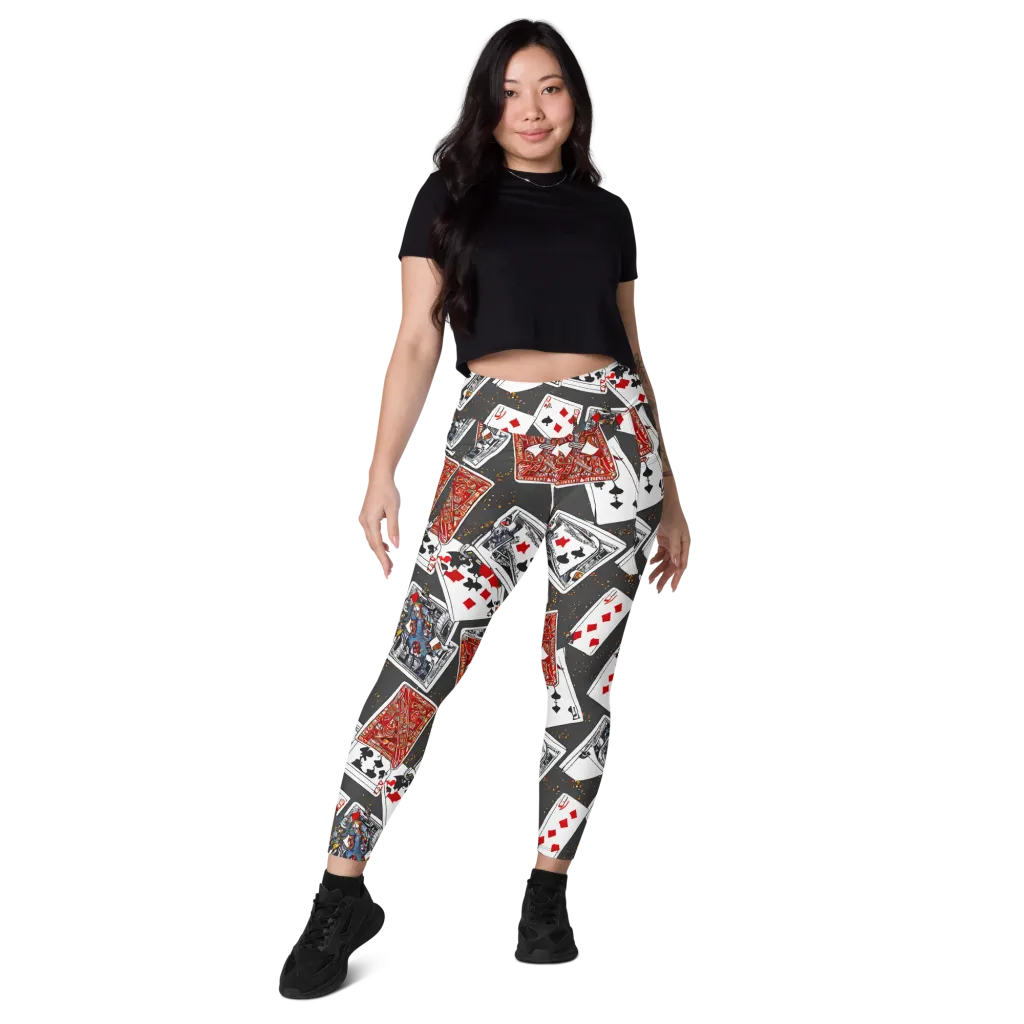 Tessellation, By Rockwell Kent on Leggings with Pockets — Front