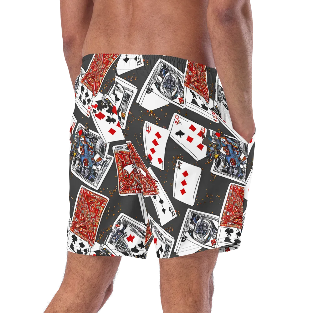 Tessellation, By Rockwell Kent on Swim Trunks — Right Back