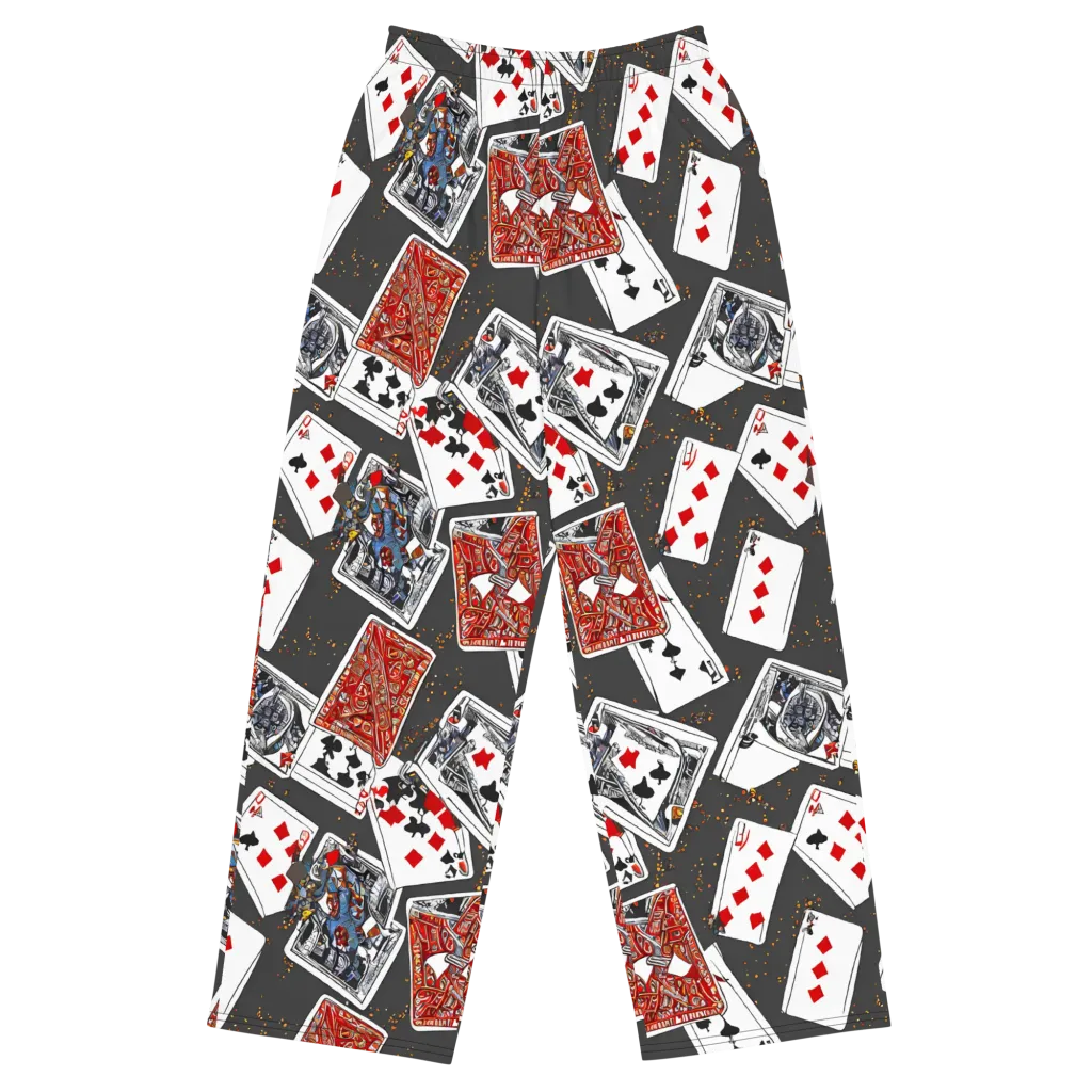 Tessellation, By Rockwell Kent on Wide-Leg Pants — Front