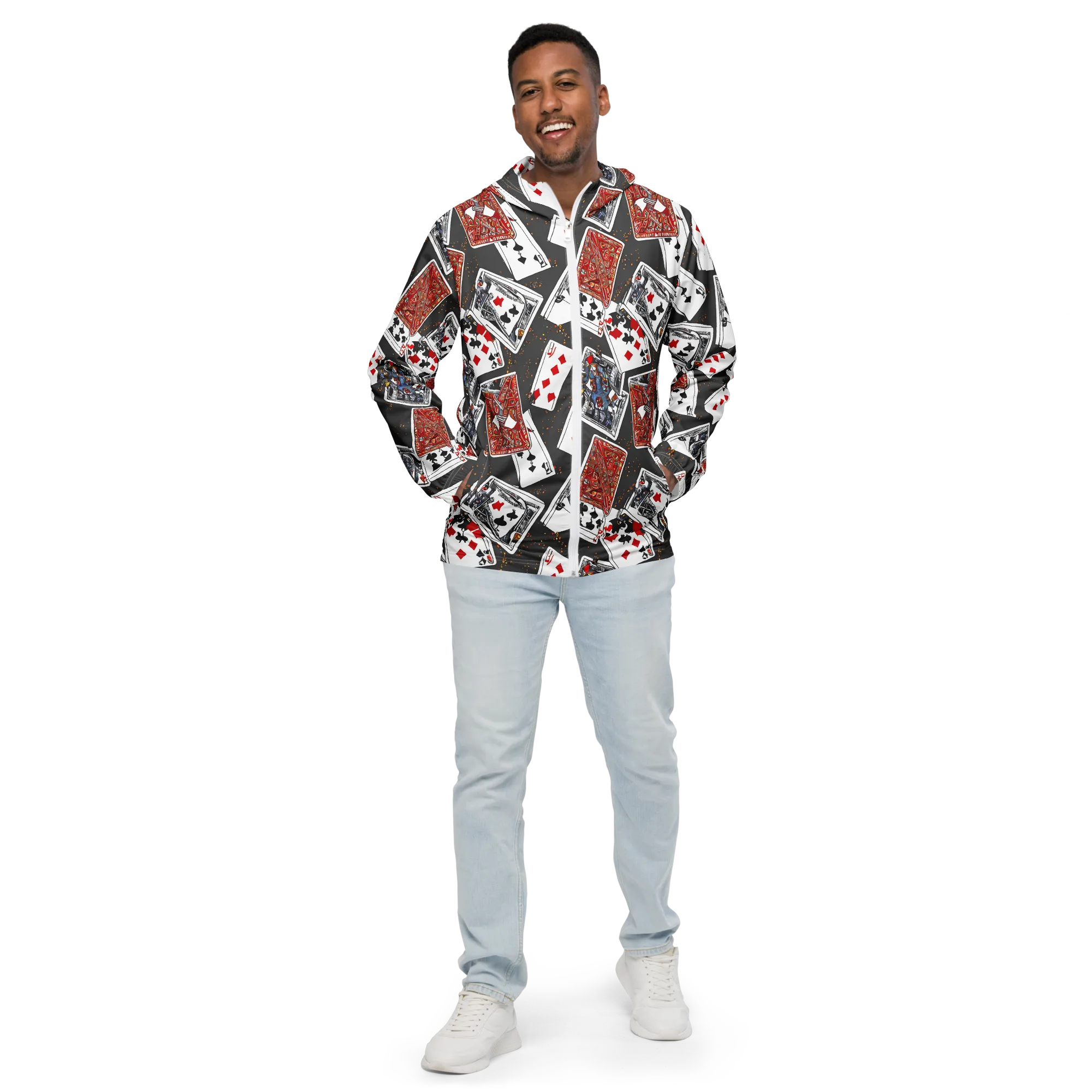Tessellation, By Rockwell Kent on Men's Windbreaker — Front