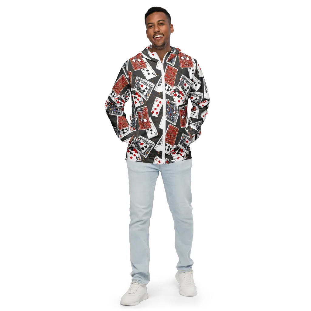 Tessellation, By Rockwell Kent on Men's Windbreaker — Front