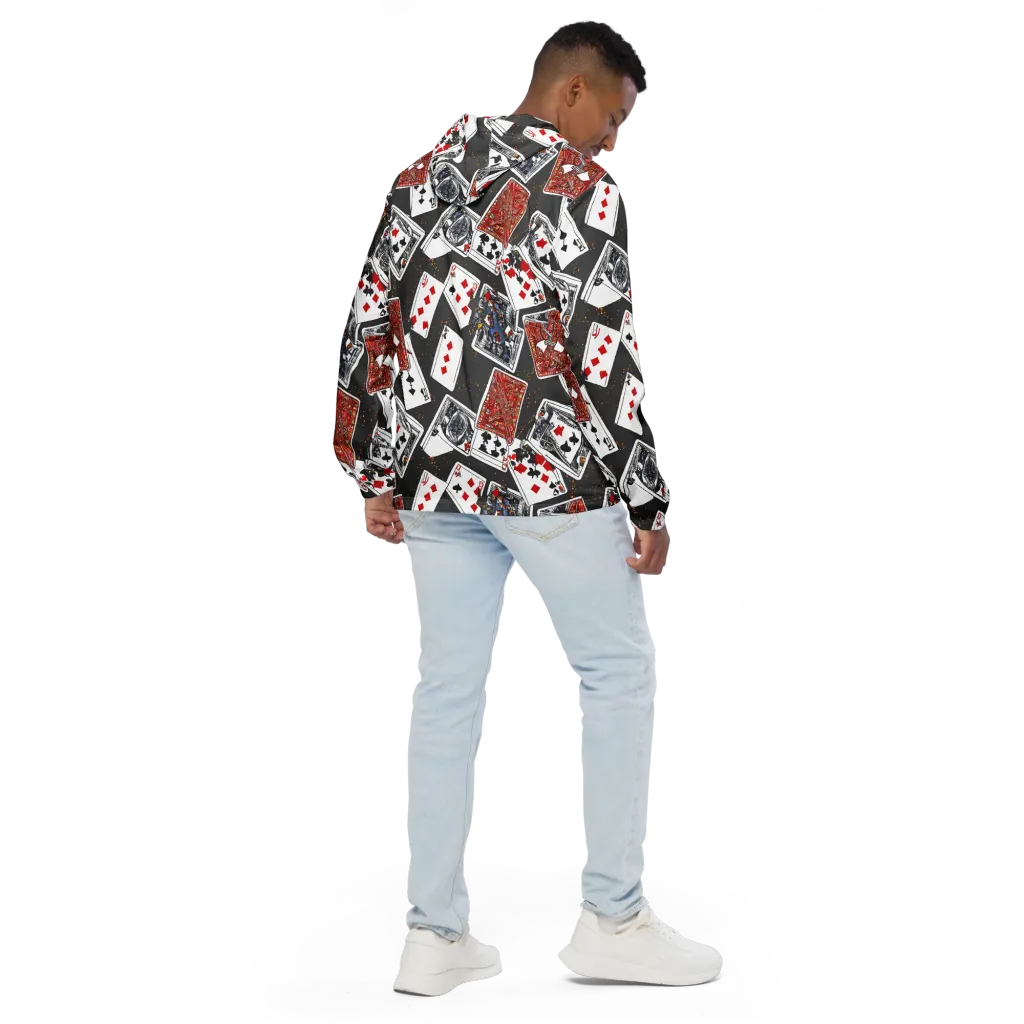 Tessellation, By Rockwell Kent on Men's Windbreaker — Back