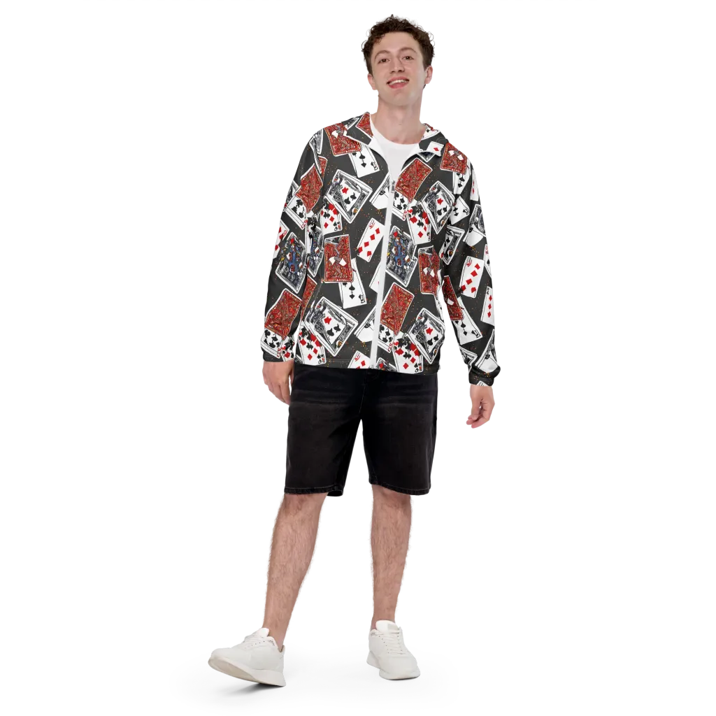 Tessellation, By Rockwell Kent on Men's Windbreaker — Front