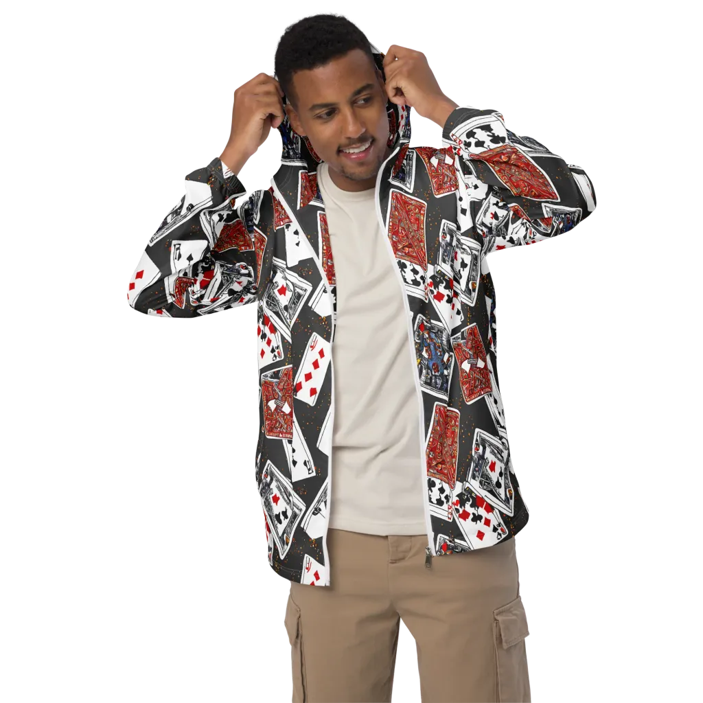 Tessellation, By Rockwell Kent on Men's Windbreaker — Front