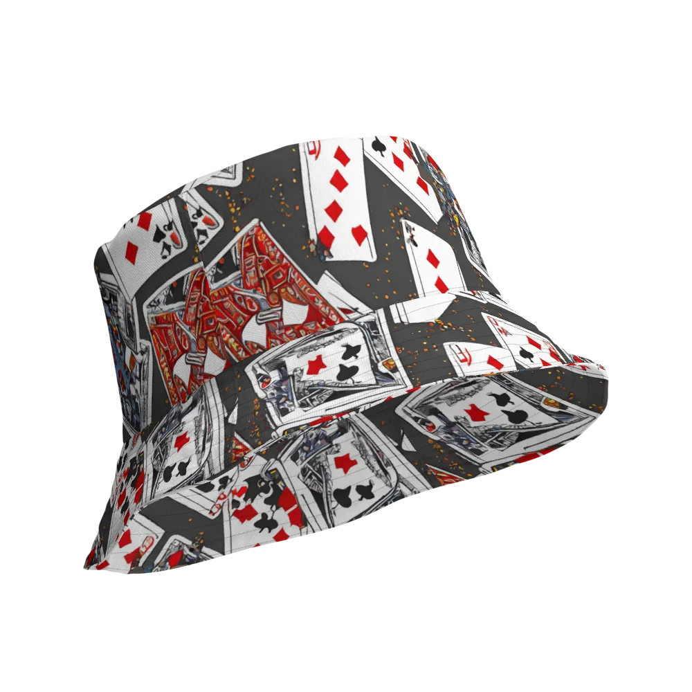 Tessellation, By Rockwell Kent on Reversible Bucket Hat — Product details Outside