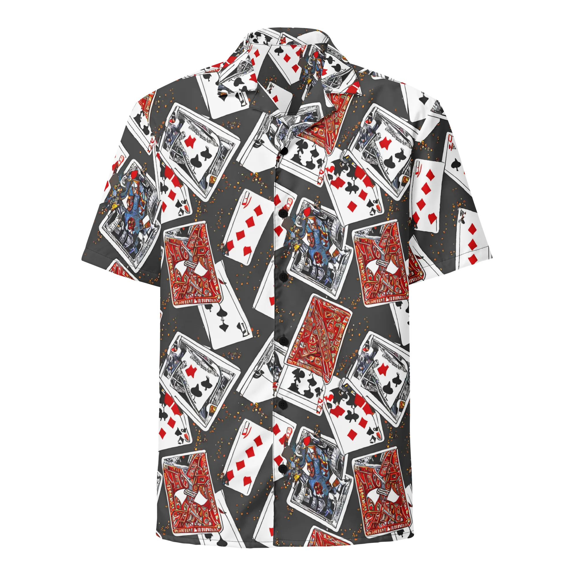 Tessellation, By Rockwell Kent on Button Shirt — Front