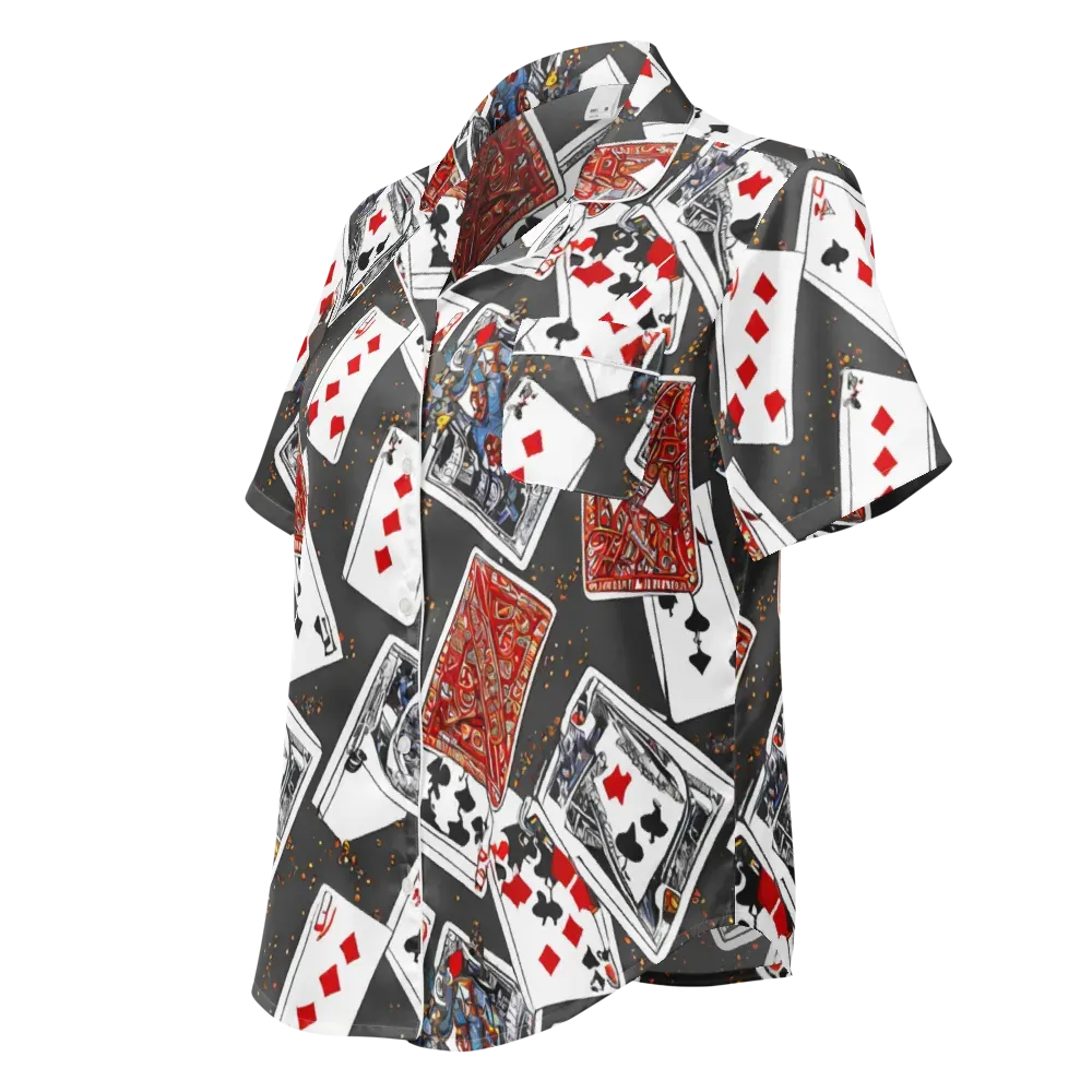 Tessellation, By Rockwell Kent on Women's Short Sleeve Pajama Top — Left Front