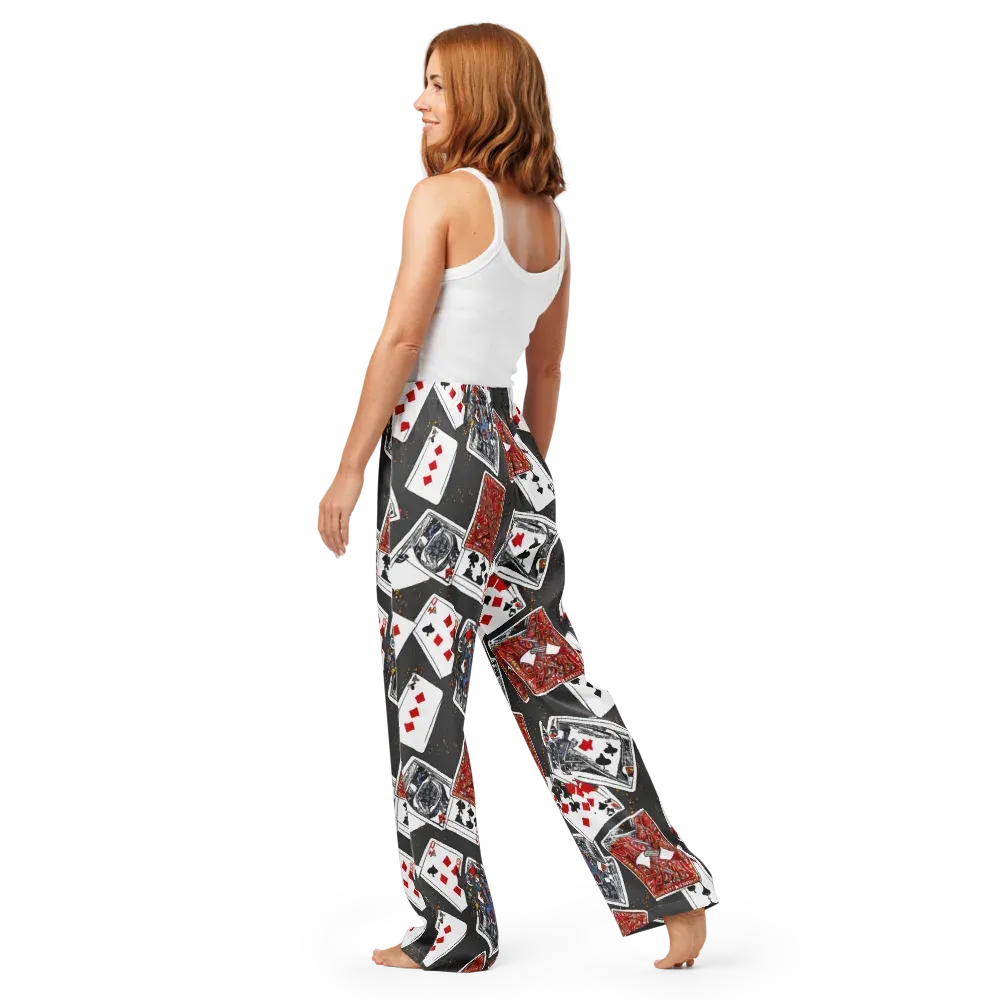 Tessellation, By Rockwell Kent on Women's Pajama Pants — Back