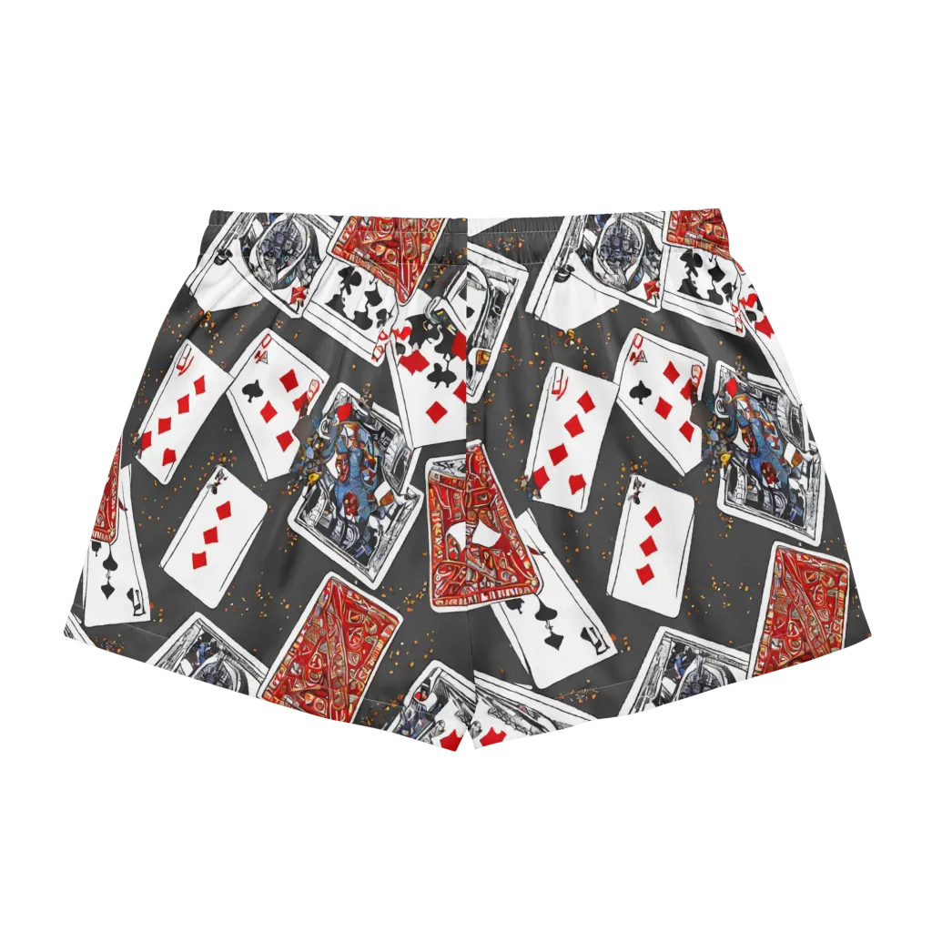 Tessellation, By Rockwell Kent on Women's Pajama Shorts — Back