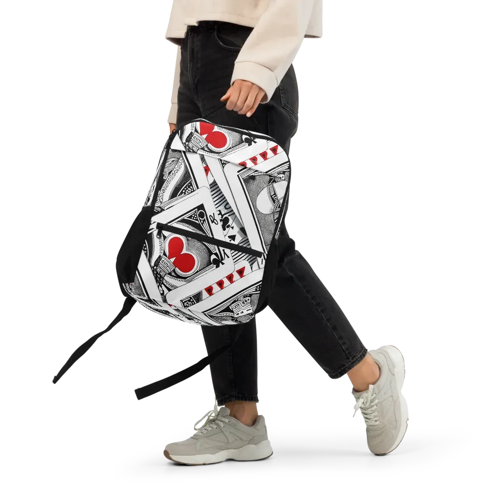 Fashion Print, By Carl Rahl on Utility Backpack — Front