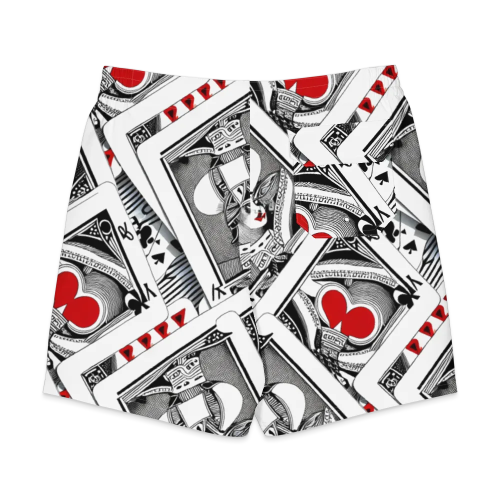Fashion Print, By Carl Rahl on Men's Board Shorts — Back